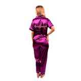 Silky Bridesmaid Pajamas Long Sleeves + Long Bottons