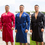 His and Hers Personalized Satin Robes - Bridesmaid's World