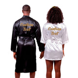 Satin his and hers Personalized Robes Set