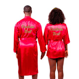 Satin his and hers Personalized Robes Set