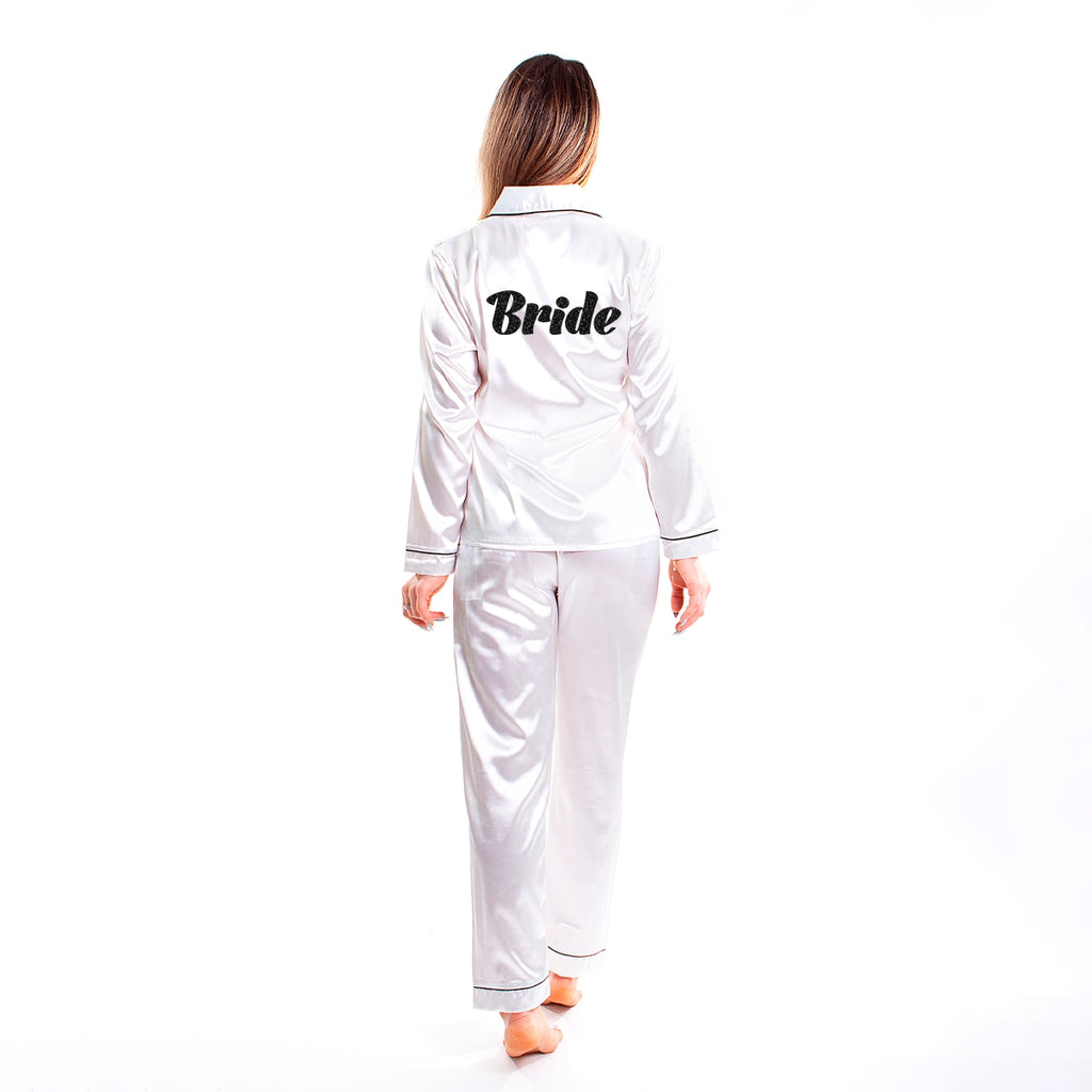 Silky Team Bride Pajamas Long Sleeves + Pants