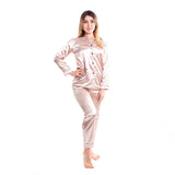 Silky Team Bride Pajamas Long Sleeves + Pants