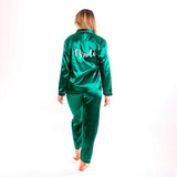 Silky Team Bride Pajamas Long Sleeves + Pants