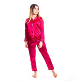 Silky Team Bride Pajamas Long Sleeves + Pants