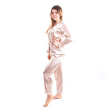 Silky Team Bride Pajamas Long Sleeves + Pants