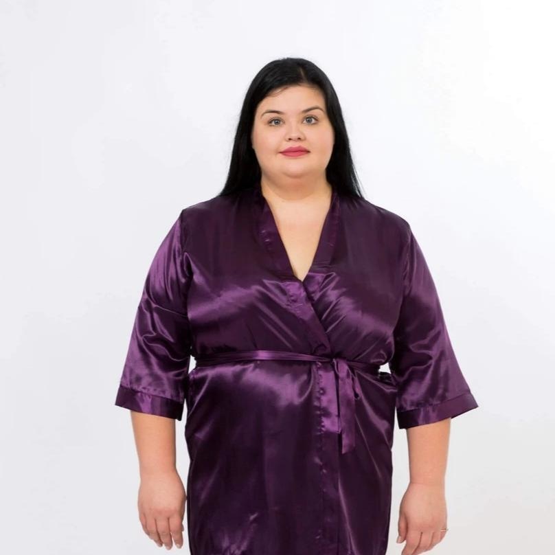 SET OF 5 ROBES BRIDESMAID SATIN ROBES - Bridesmaids World