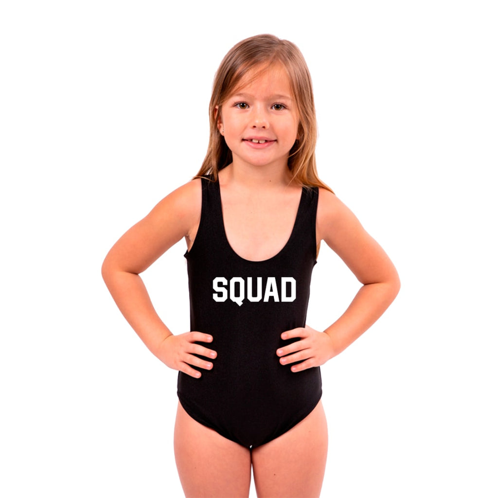 Squad Custom Kids One Piece Swimsuit