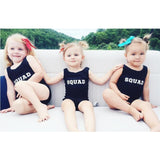 SQUAD Kids One Piece Swimsuit - Bridesmaid's World