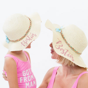 Customized Me and Mimi Me Matching Sun Hats - Bridesmaid's World