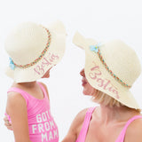 Customized Me and Mimi Me Matching Sun Hats