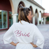 Cotton Waffle-Knit Bridal Customized Robes