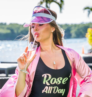 Customized Plastic Sun Visors - Bridesmaid's World