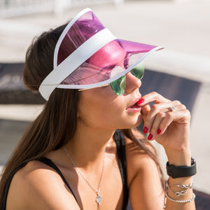 Customized Plastic Sun Visors - Bridesmaid's World