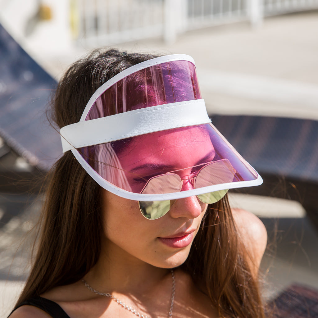 Customized Plastic Sun Visors - Bridesmaid's World