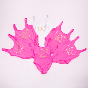 I Do Crew Bachelorette Swimsuits