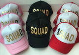 Red Squad Trucker Hats - Bridesmaid's World