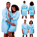 Cotton Waffle-knit his and hers Robes Set for Couples