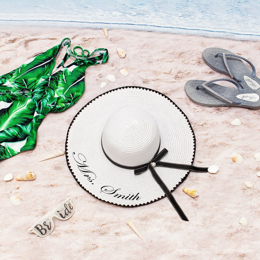 Floppy Sun Hat with Pearl