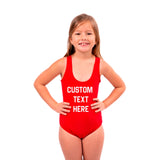 Kids Custom One Piece Swimsuit