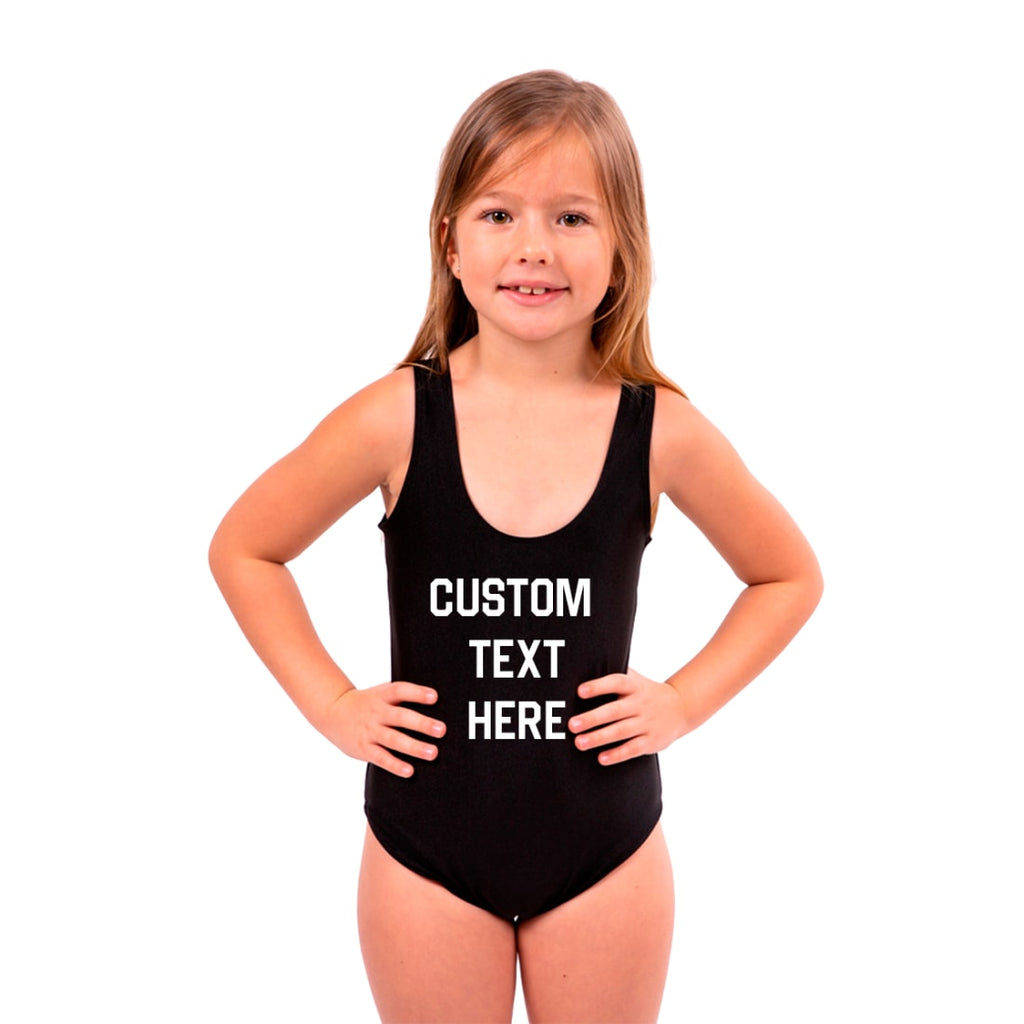 Girls Personalized Swimsuit, Personalized Baby Swimsuit