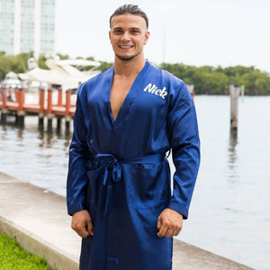 Men's Satin Robes - Bridesmaid's World